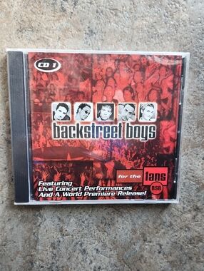 Vintage 2000s Backstreet Boys CD - Red Concert Cover